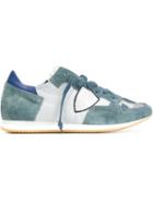Philippe Model Tropez Sneakers, Men's, Size: 45, Green, Cotton/rubber/suede