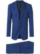 Boss Hugo Boss Two Piece Suit, Men's, Size: 54, Blue, Virgin Wool/cupro/cotton