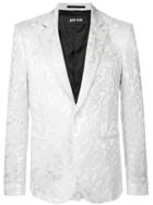 Just Cavalli Brocade Blazer - White