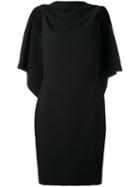 Gareth Pugh - Draped Open Back Dress - Women - Silk/cotton/polyester - 42, Black, Silk/cotton/polyester