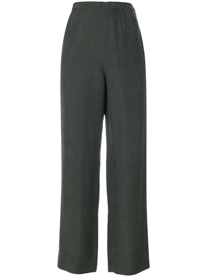 Giorgio Armani Vintage Cropped Trousers - Grey