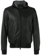 Armani Jeans - Hooded Jacket - Men - Cotton/polyester/polyurethane/viscose - 50, Black, Cotton/polyester/polyurethane/viscose