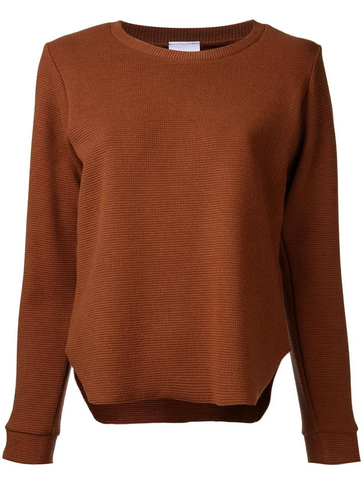 Cityshop Round Neck Jumper, Women's, Brown, Acrylic/nylon/polyurethane/wool