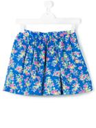 Ralph Lauren Kids Floral Print Skirt - Blue