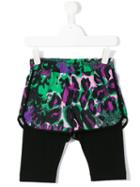 Young Versace - Layered Print Shorts - Kids - Cotton/spandex/elastane - 6 Yrs, Black