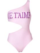 Alberta Ferretti Je T'aime Swimsuit - Pink