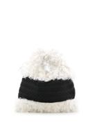 Simonetta Ravizza Contrast Furry Mini Bag - White