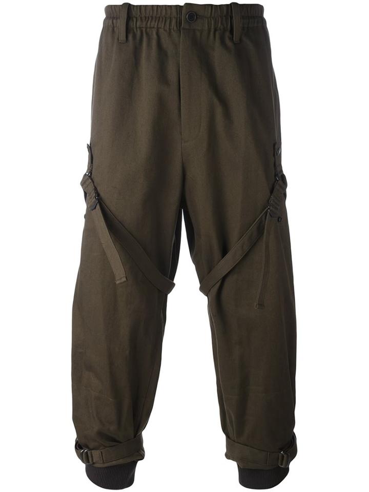 Yohji Yamamoto Buckle Strap Trousers