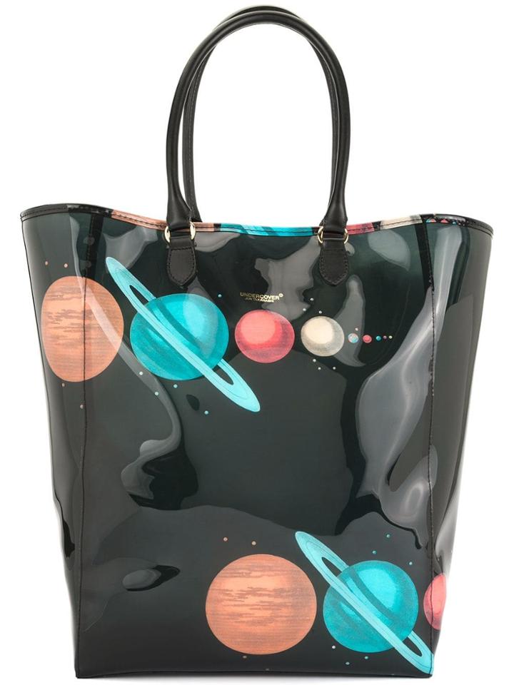 Undercover Planets Tote Bag - Black