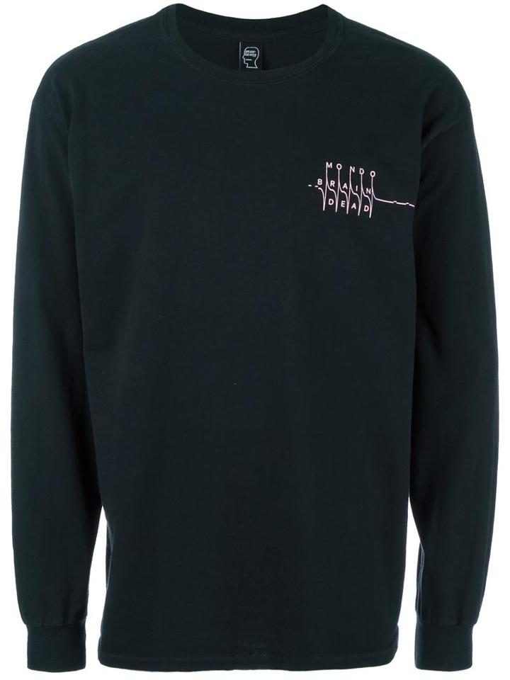 Brain Dead 'bottoms Up' Sweatshirt, Men's, Size: Medium, Black, Cotton