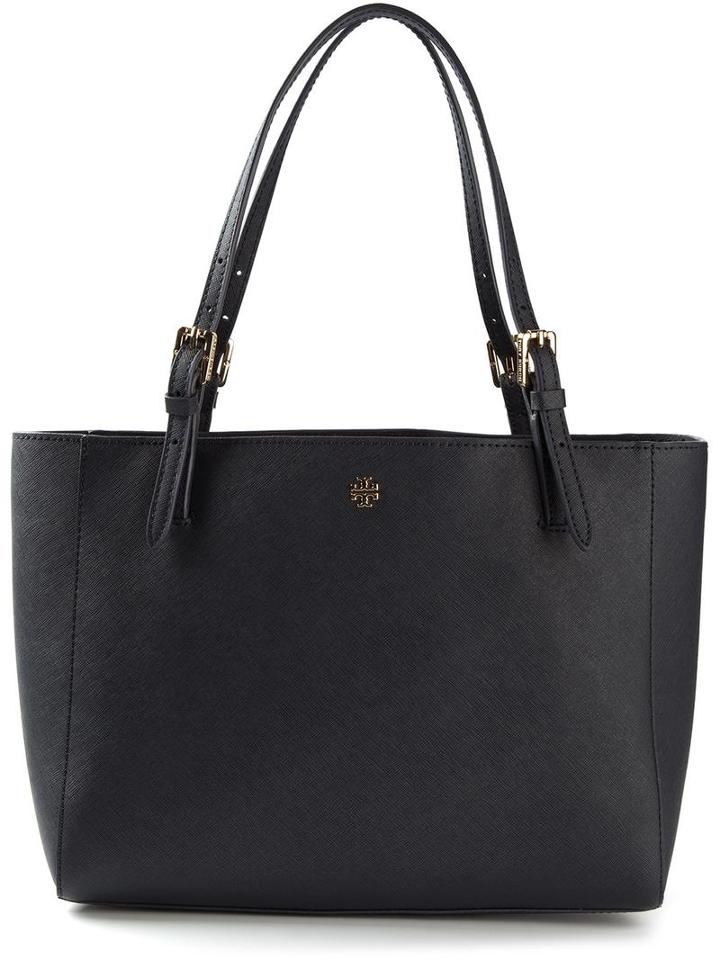 Tory Burch Small 'york' Buckle Tote, Women's, Blue, Leather