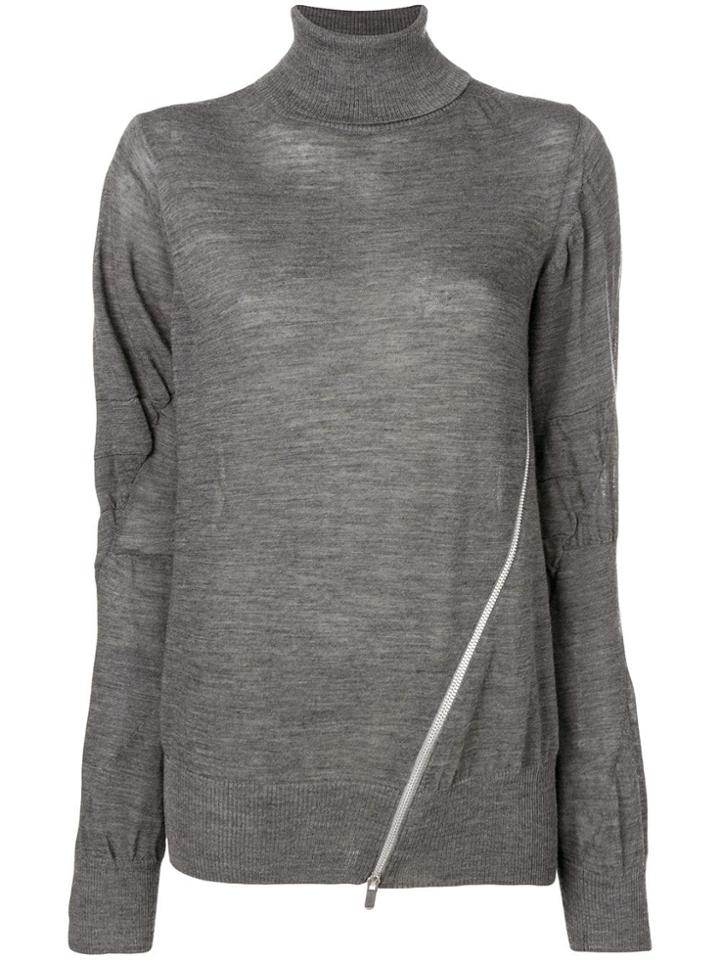 Sacai Turtleneck Jumper - Grey