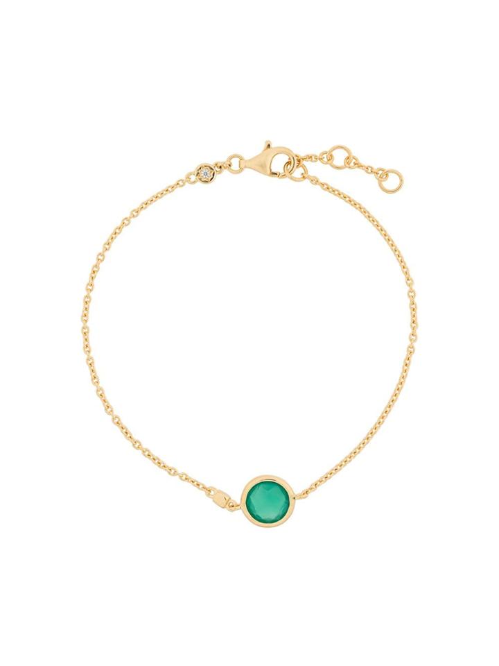 Astley Clarke Green Onyx Stilla Bracelet - Gold