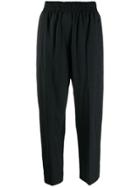 Brunello Cucinelli Twill Trim Trousers - Black