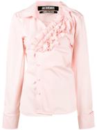 Jacquemus La Chemise Seville Shirt - Pink & Purple