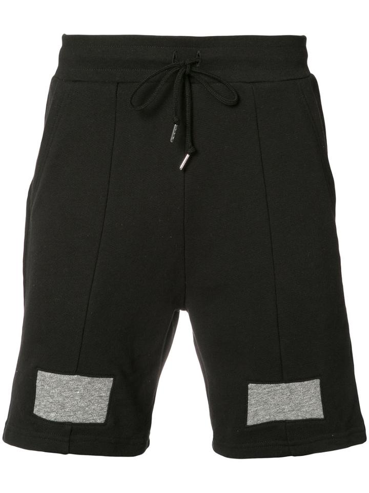 John Elliott - Basic Panelled Shorts - Men - Cotton - S, Black, Cotton