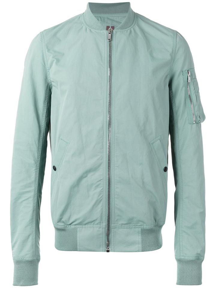 Rick Owens Drkshdw - Flight Jacket - Men - Cotton/polyamide-8 - S, Green, Cotton/polyamide-8