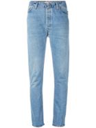 Re/done - Slim-fit Jeans - Women - Cotton - 26, Blue, Cotton