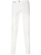 Eleventy Fitted Chino Trousers - White