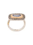 Rosa Maria 18kt Yellow Gold, Silver And Diamond Lotta Cocktail Ring -