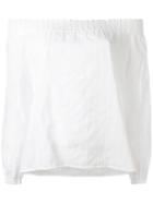 Rag & Bone /jean - Off-shoulders Blouse - Women - Cotton - Xs, White, Cotton