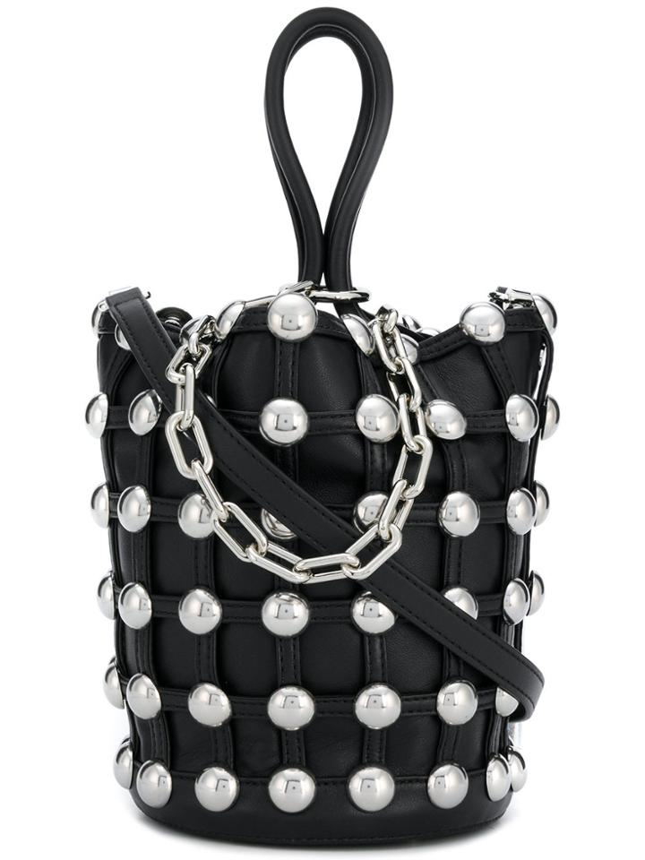 Alexander Wang Roxy Cage Bucket Bag - Black