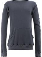 Greg Lauren Front Pocket T-shirt - Blue