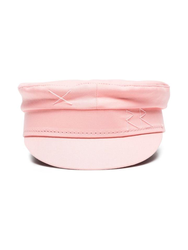 Ruslan Baginskiy Pink Logo Cotton Baker Boy Cap