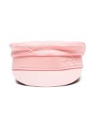 Ruslan Baginskiy Pink Logo Cotton Baker Boy Cap