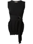 Erika Cavallini Belted Knit Top