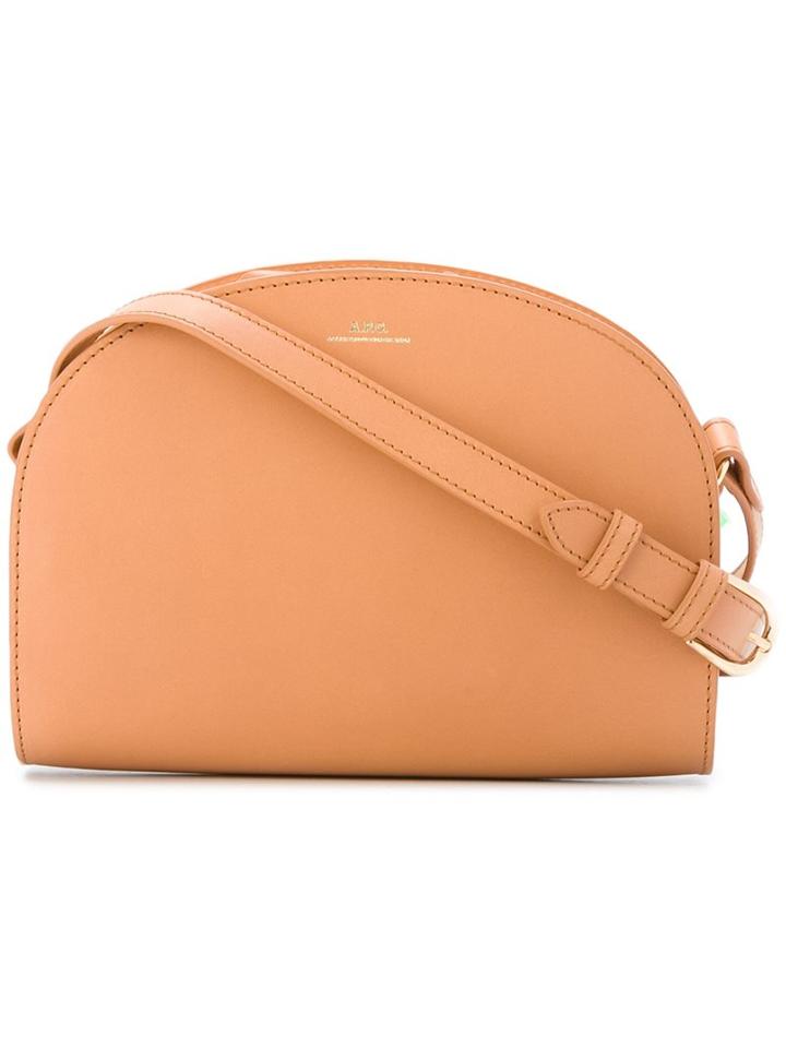 A.p.c. Medium 'demilune' Crossbody Bag, Women's, Nude/neutrals