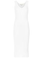 Michael Michael Kors Vnk Rib Swtr Dress - White