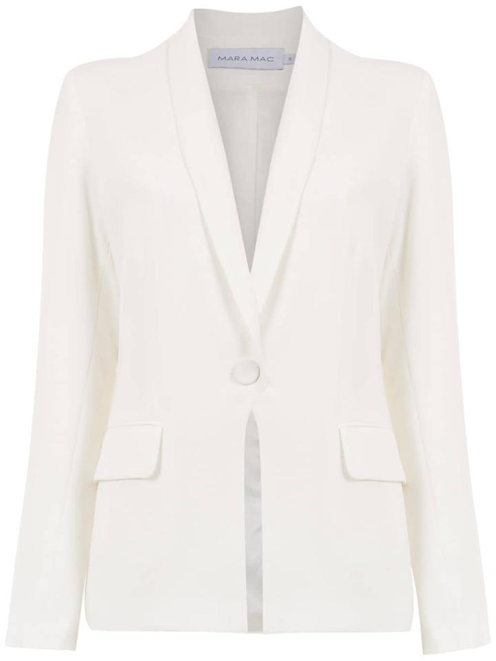 Mara Mac Blazer - White