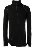 The Viridi-anne Roll Neck Jumper, Men's, Size: 5, Black, Cotton