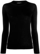 Aragona Fine Knit Jumper - Black