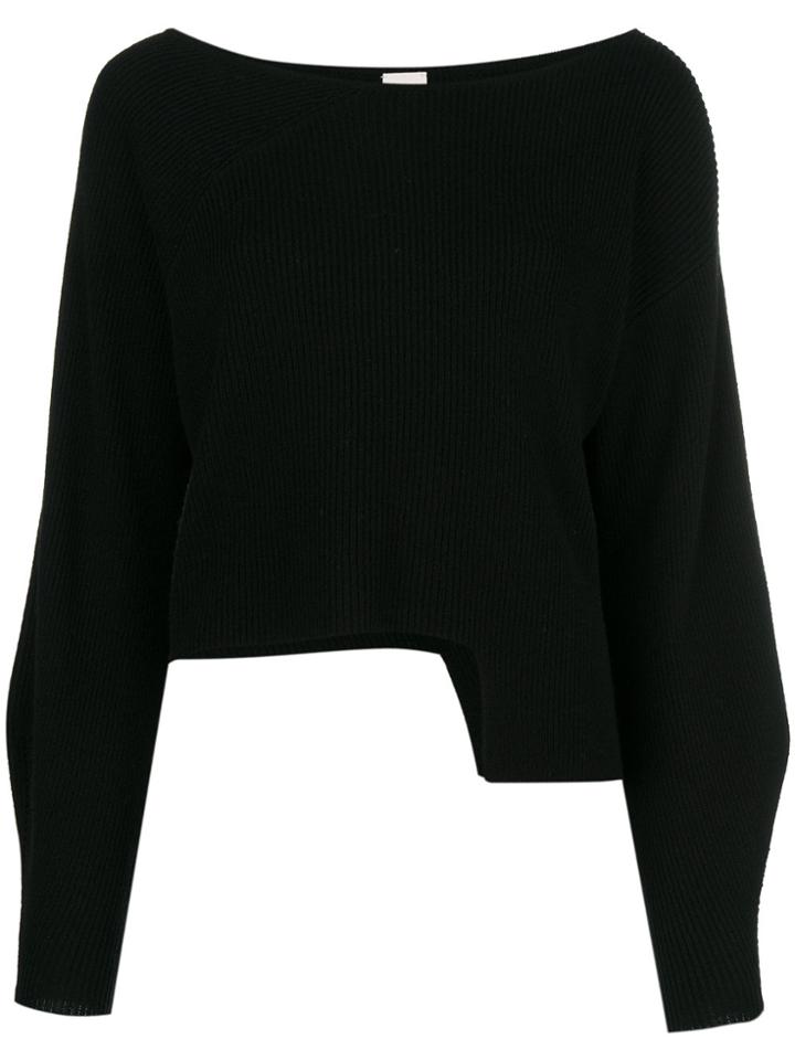 Pinko Ribbed Sweater - Black