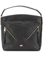 Michael Michael Kors Front Zipped Tote Bag - Black