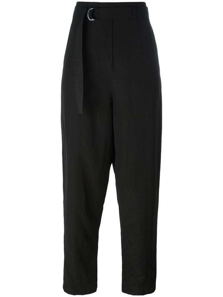 Christian Wijnants 'parton' Trousers, Women's, Size: 40, Black, Linen/flax/viscose