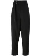 Christian Wijnants 'parton' Trousers, Women's, Size: 40, Black, Linen/flax/viscose