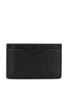 Alexander Mcqueen Rib Cage Embossed Cardholder - Black