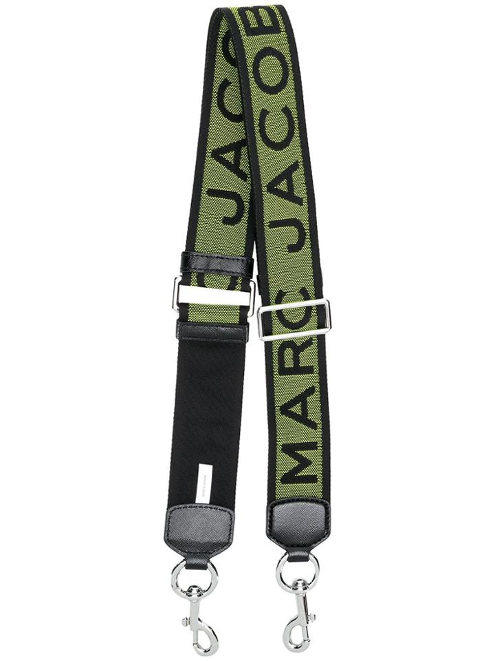 Marc Jacobs Branded Neon Webbing Bag Strap - Yellow