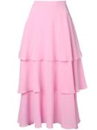 Stella Mccartney Soft Frill Tiered Skirt - Pink