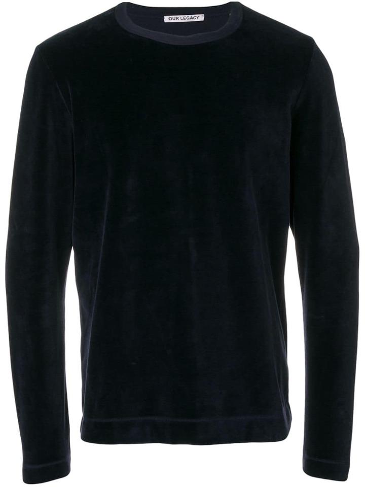 Our Legacy Soft Sweatshirt - Blue