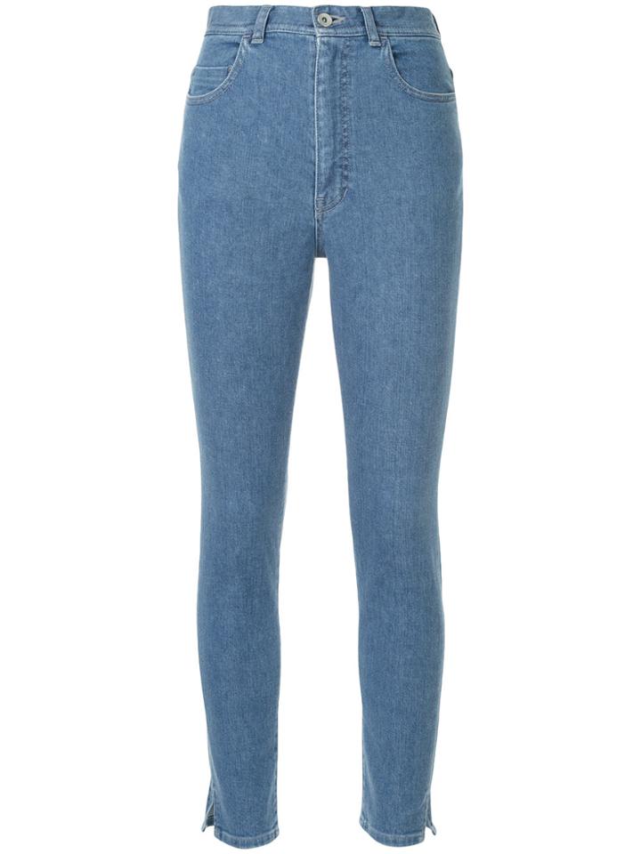En Route Slim High-waisted Jeans - Blue