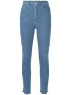 En Route Slim High-waisted Jeans - Blue
