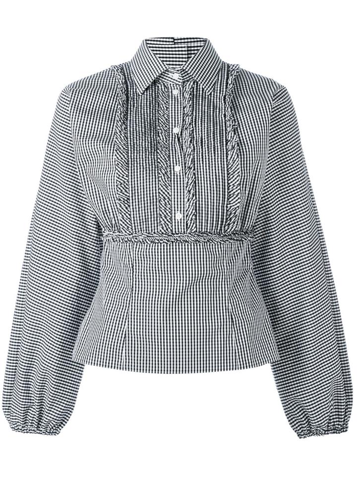 Dolce & Gabbana Checked Shirt - White