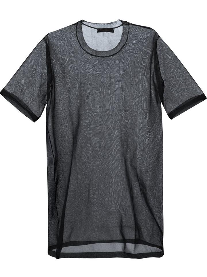Calvin Klein Collection Sheer T-shirt Dress