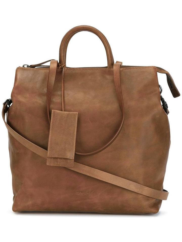 Marsèll Top Zip Tote, Women's, Brown, Leather