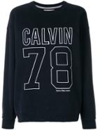 Calvin Klein Jeans Sports Logo Pullover - Black