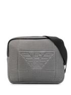 Emporio Armani Perforated Logo Belt Bag - Grey